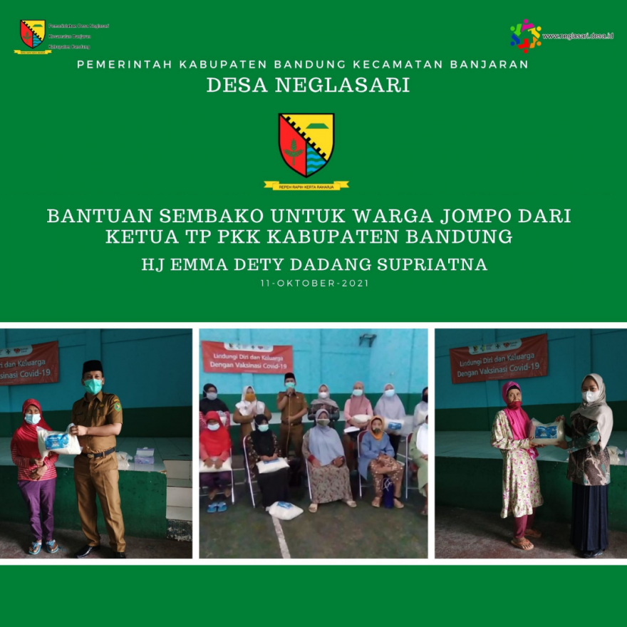 BANTUAN SEMBAKO UNTUK WARGA JOMPO